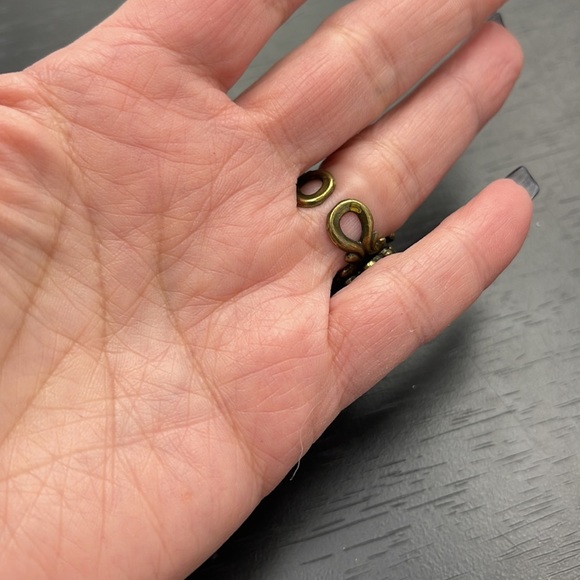 SWEET ROMANCE | Multi Colored Gems Stone Statement Cocktail Ring Ooen Shank - Picture 7 of 8